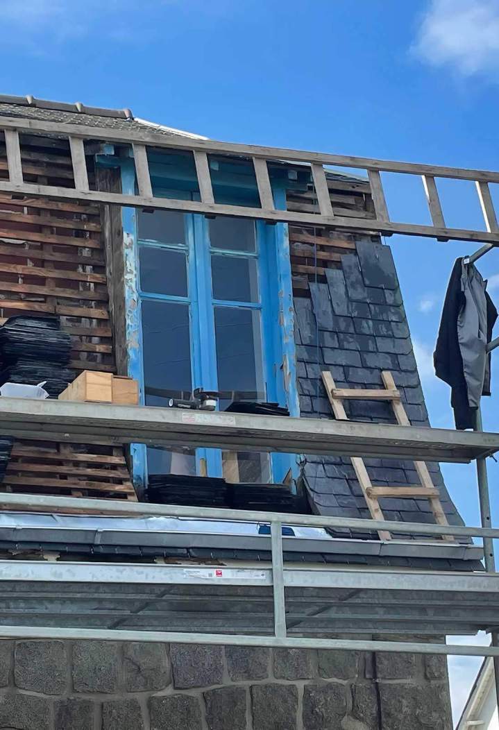 Travaux de rénovation de toiture Guingamp
